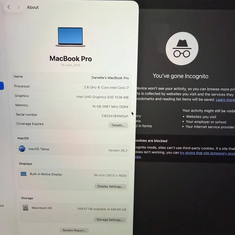 MacBook Pro 16’ (2019)